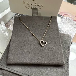 Kendra Scott Diamond Heart Necklace
